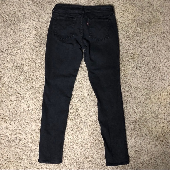Levi’s Black Denim Modern Rise Skinny Denim Curve - Picture 4 of 6